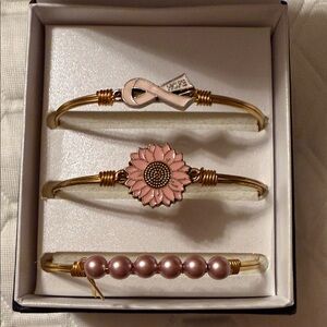 Luca + Danni Pink and Gold Bracelet Trio